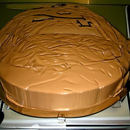 A giant birthday cake