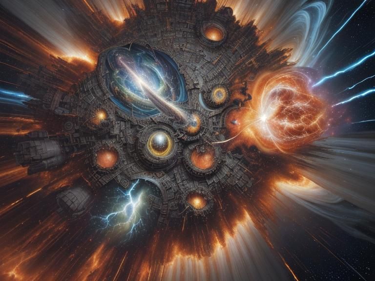 close up exploding apotheosis by  Arthur Radebaugh   by ed r...