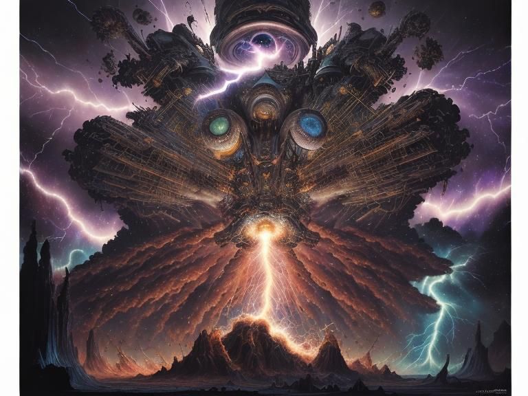 close up exploding apotheosis by  Arthur Radebaugh   by ed r...