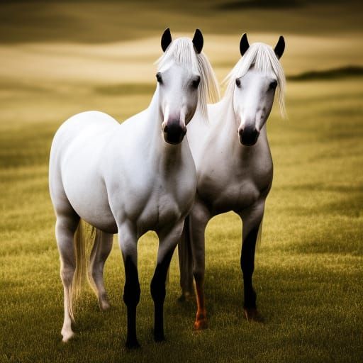 twin horses