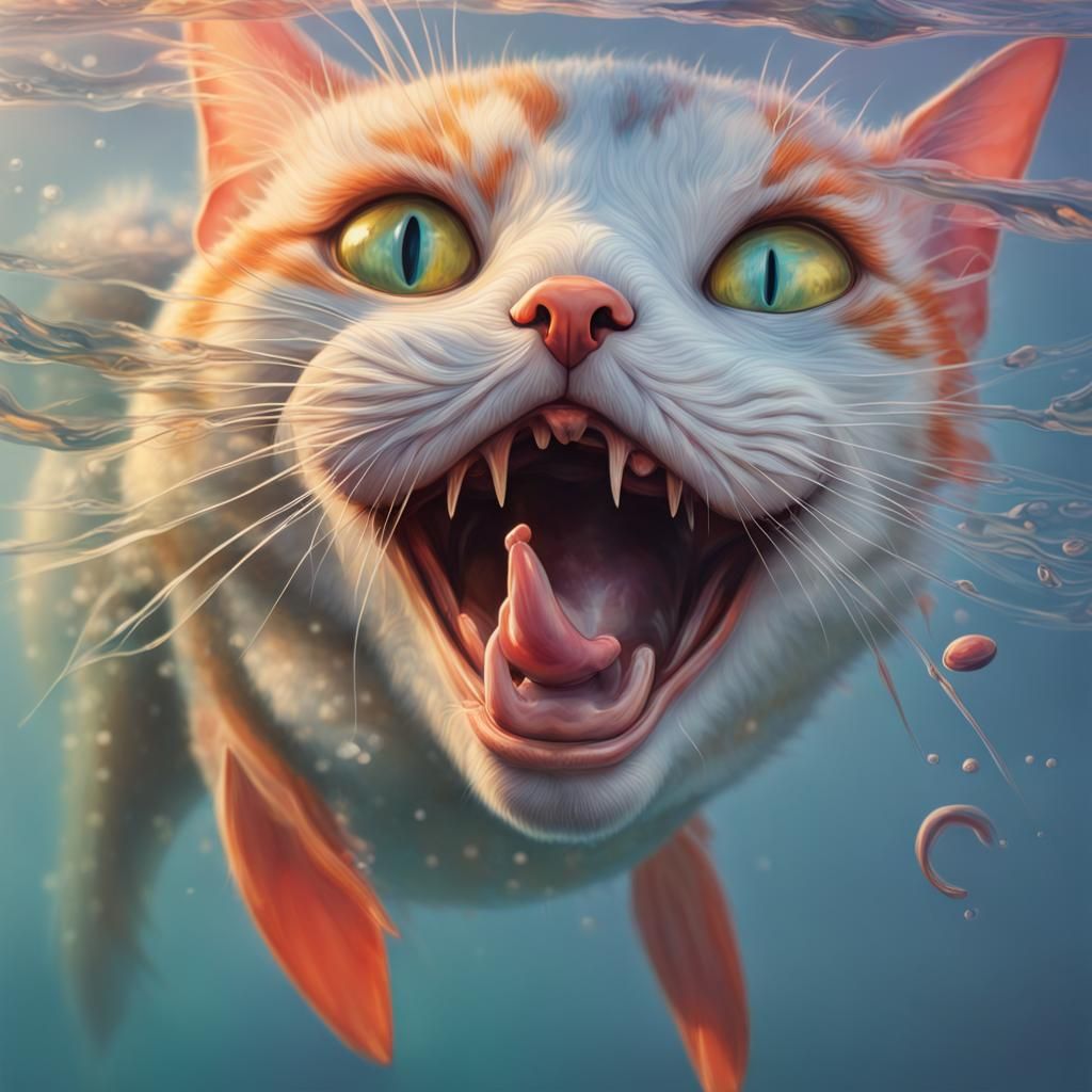 Catfishing - AI Generated Artwork - NightCafe Creator