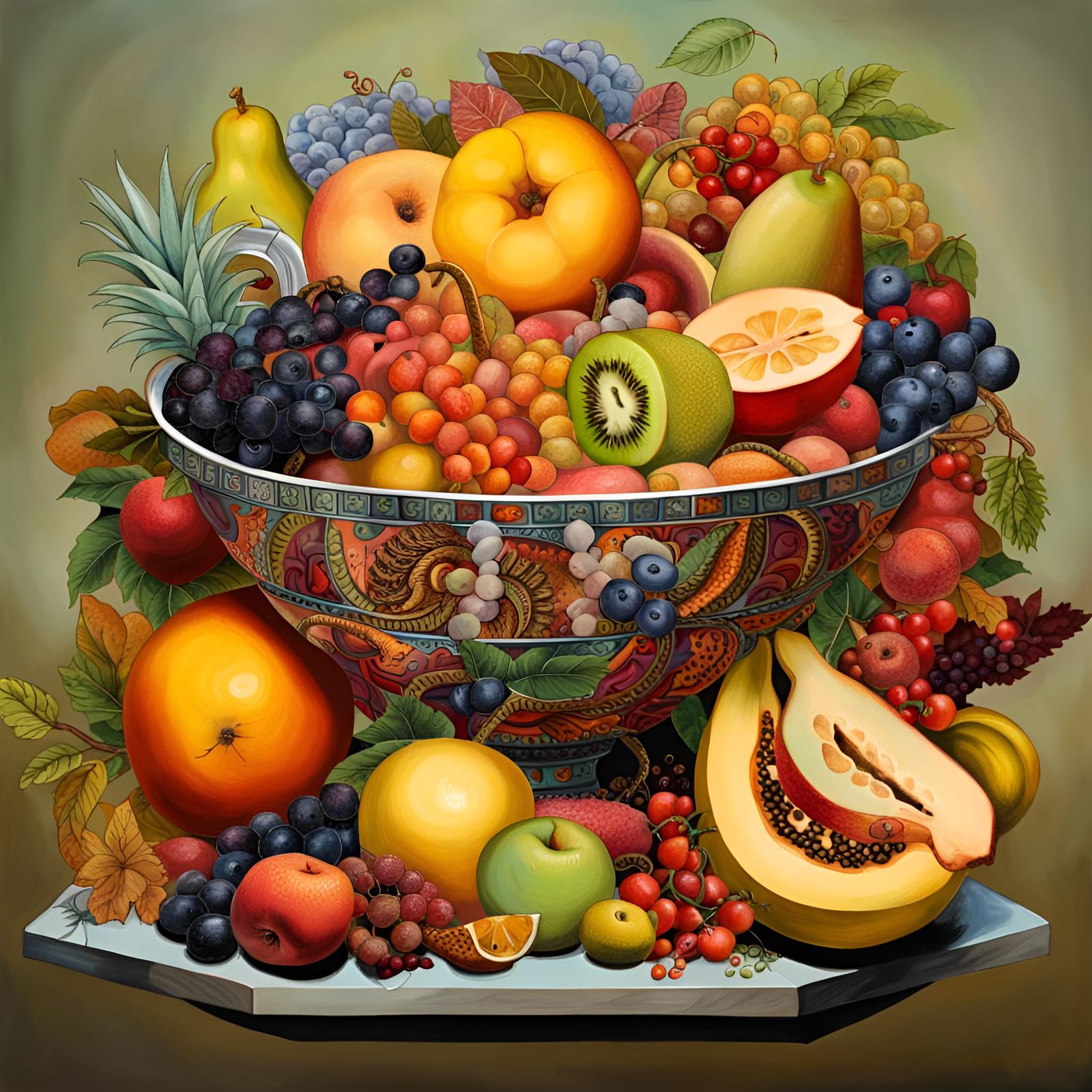 Fruit Bowl (Still Life) (I)  by @madalina
