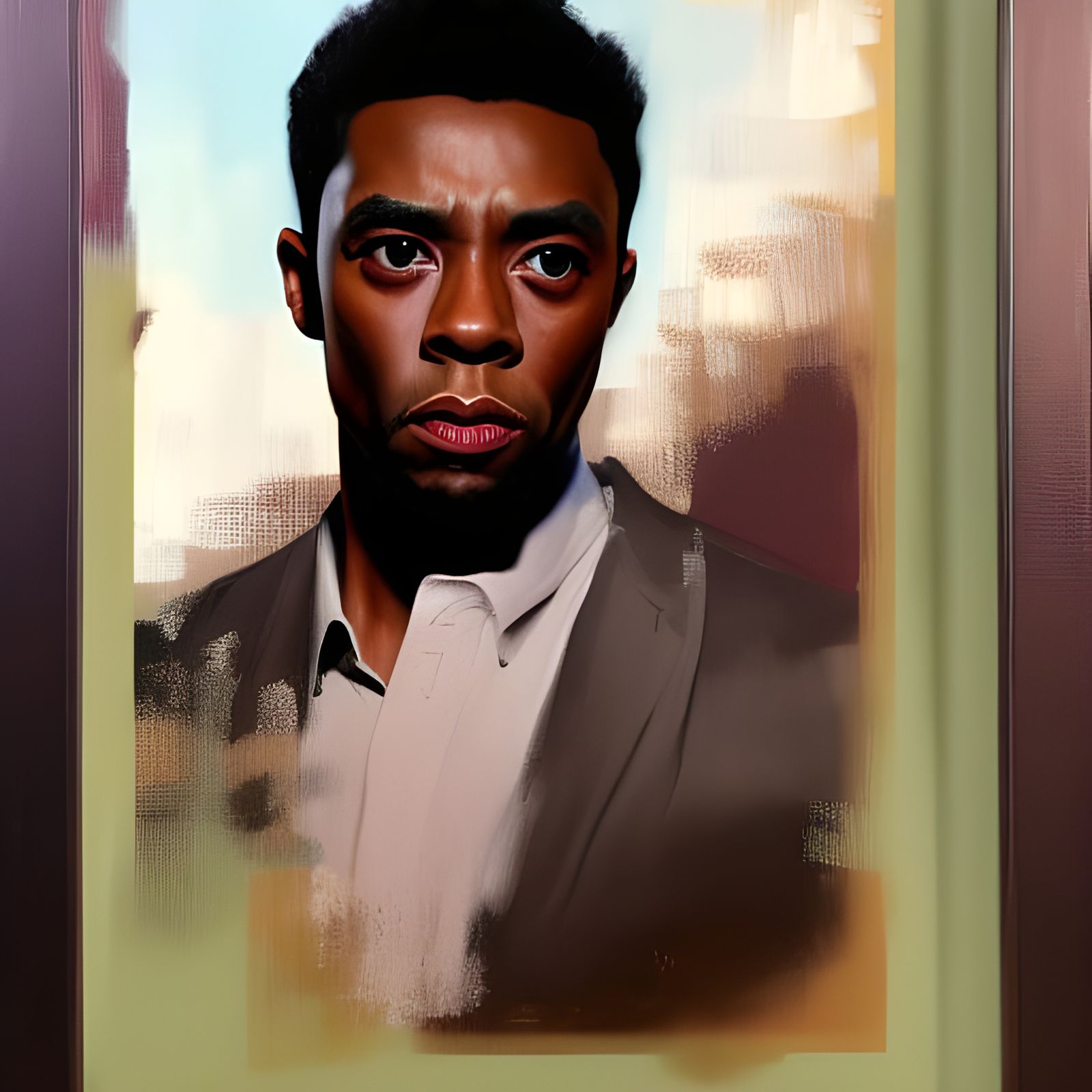 Chadwick boseman - AI Generated Artwork - NightCafe Creator