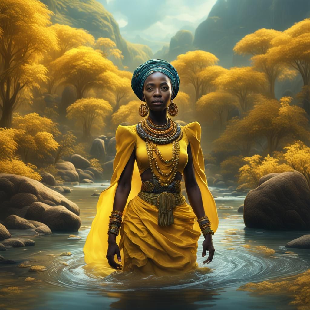 Oshun: the goddess of divinity, femininity, fertility, beaut...