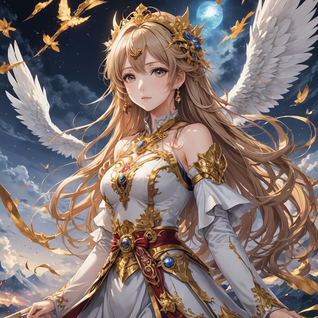 Majestic Anime Masterpiece in Key Visual Style