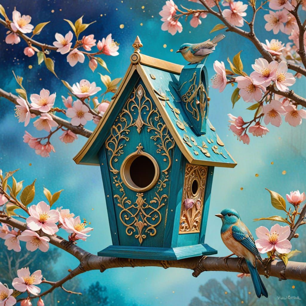 Feeric birdhouse  by @HecateWayne