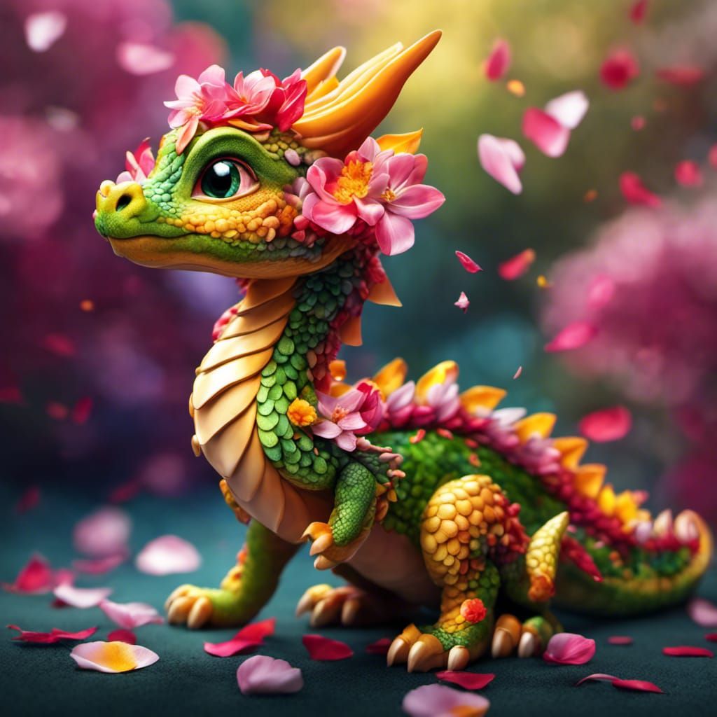 Baby Flower Dragon