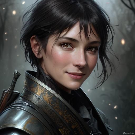 Lady Knight - AI Generated Artwork - NightCafe Creator