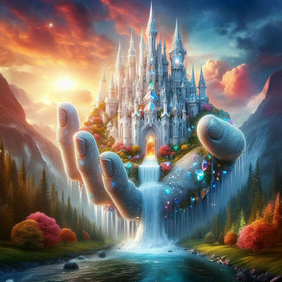 Crystal gem fairytale falls