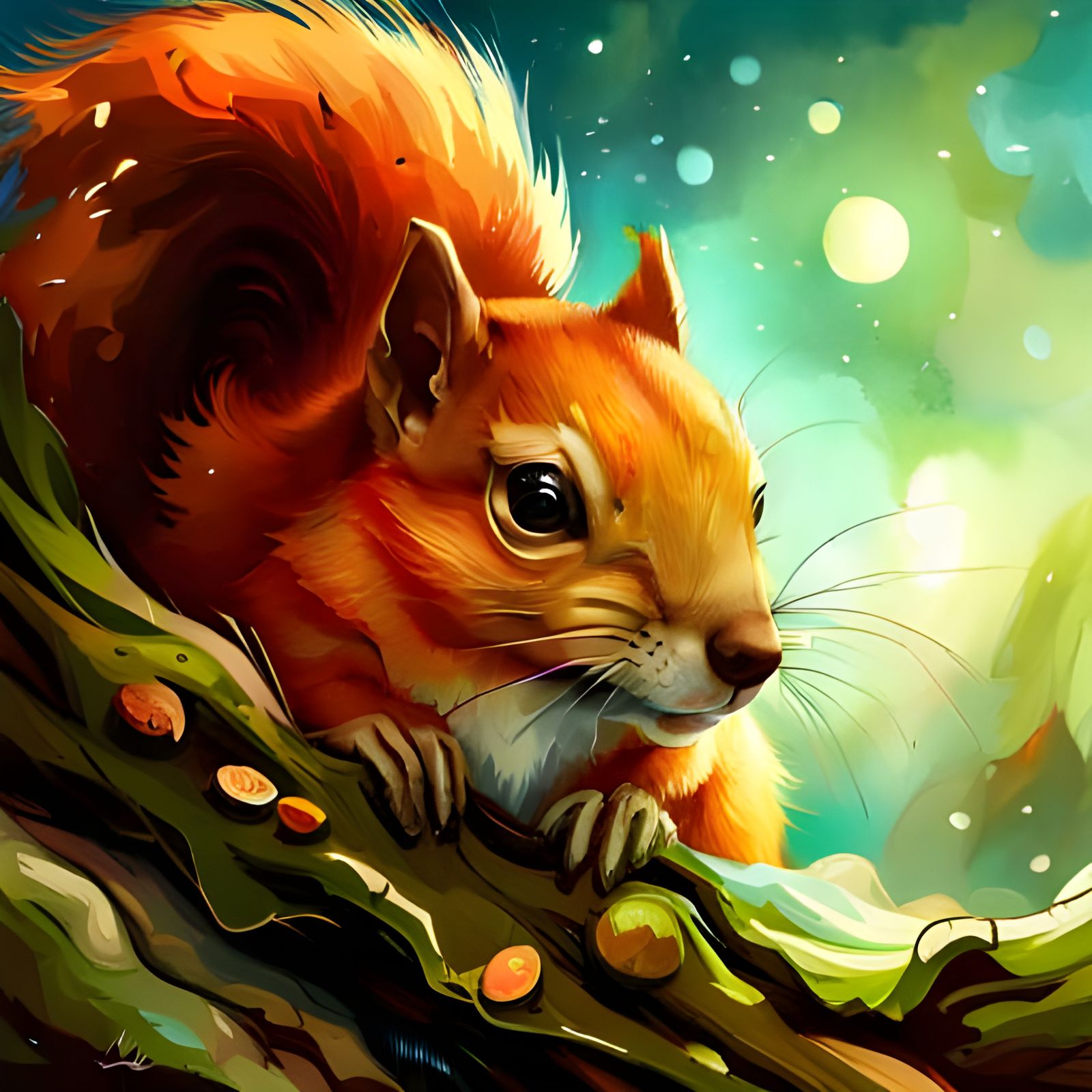 Squirrel - AI Generated Artwork - NightCafe Creator