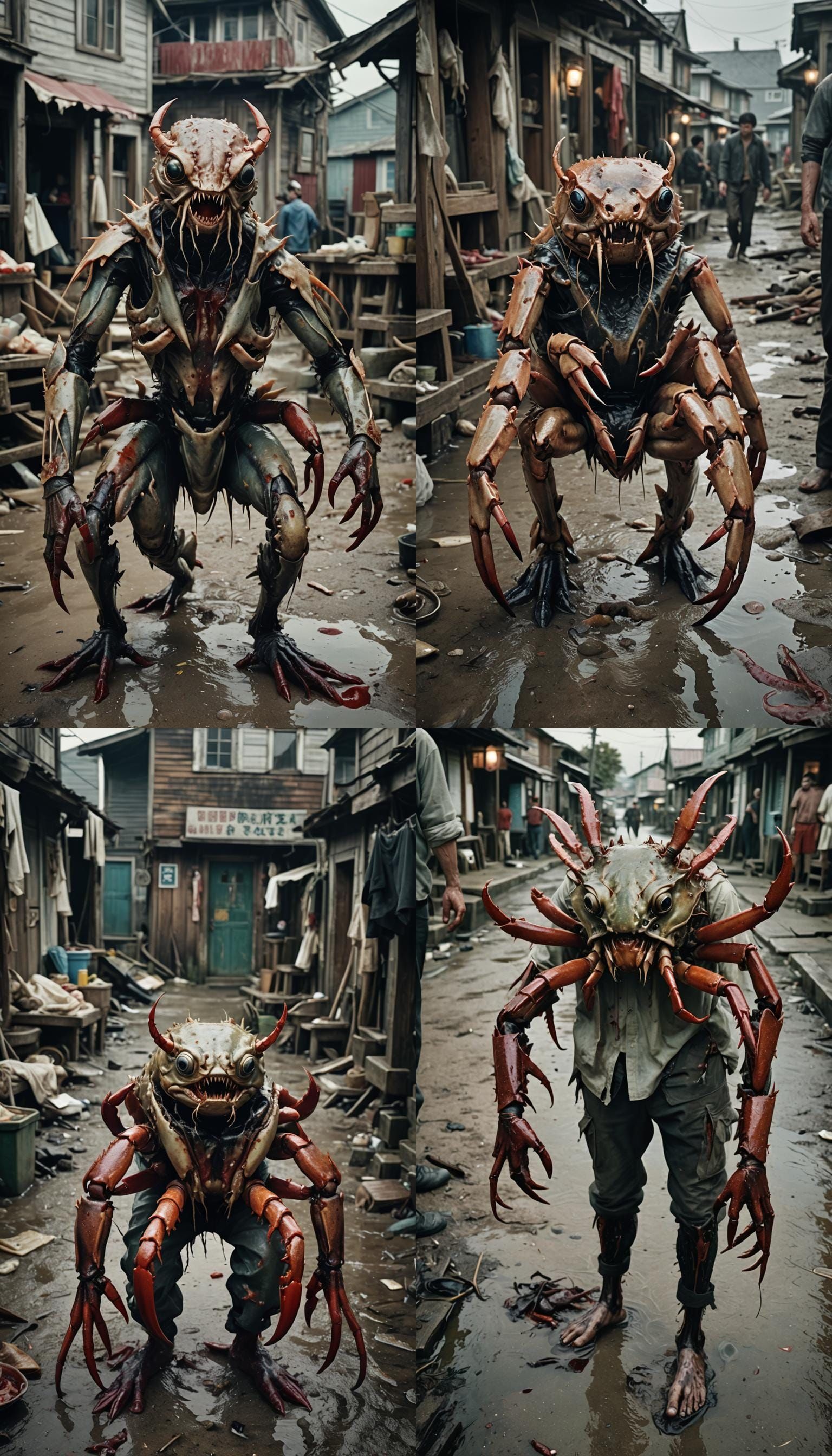 CRAB PEOPLE CRAB PEOPLE ! - AI Generated Artwork - NightCafe Creator