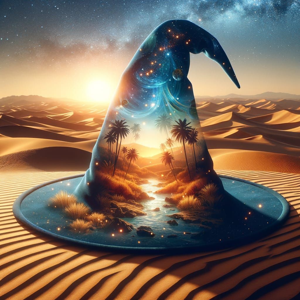 Desert Mirage Hat  by @RV Art Creations