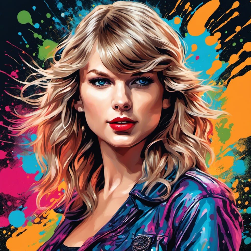 Taylor Swift AI Generated Artwork NightCafe Creator