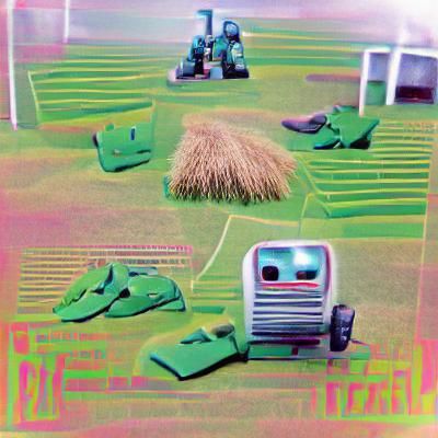 Fresh cut grass - the robot