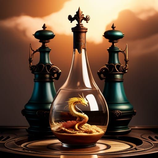 Dragon in a Bottle   by @Maarten Smeets
