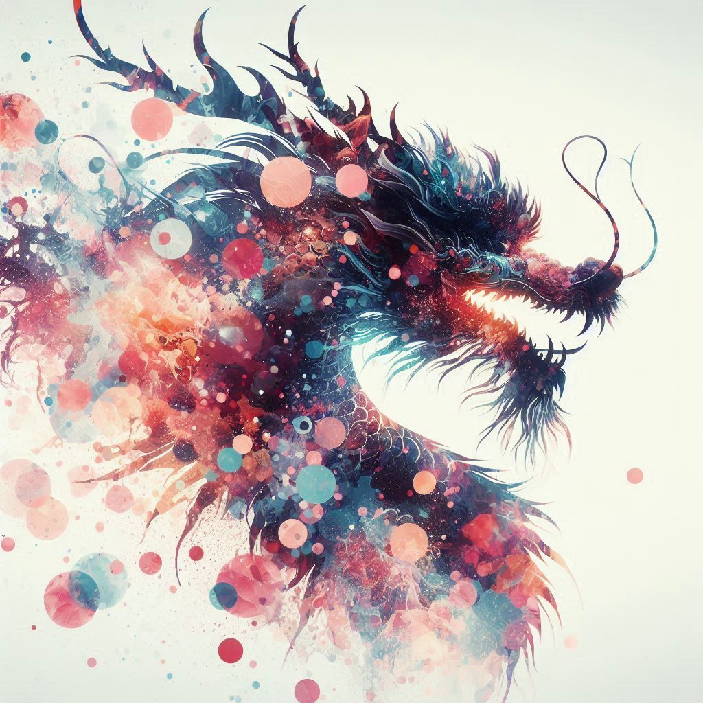 double exposure beautiful fantasy DALL-E 3 portrait landscap...