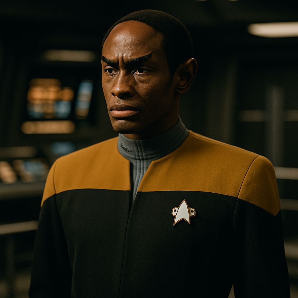Lieutenant commander Tuvok, chief of security from Star Trek Voyager   by @That cinema teacher