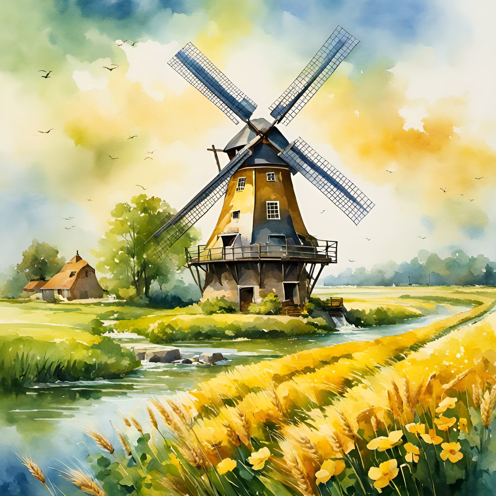 Windmill  by @Chirminth