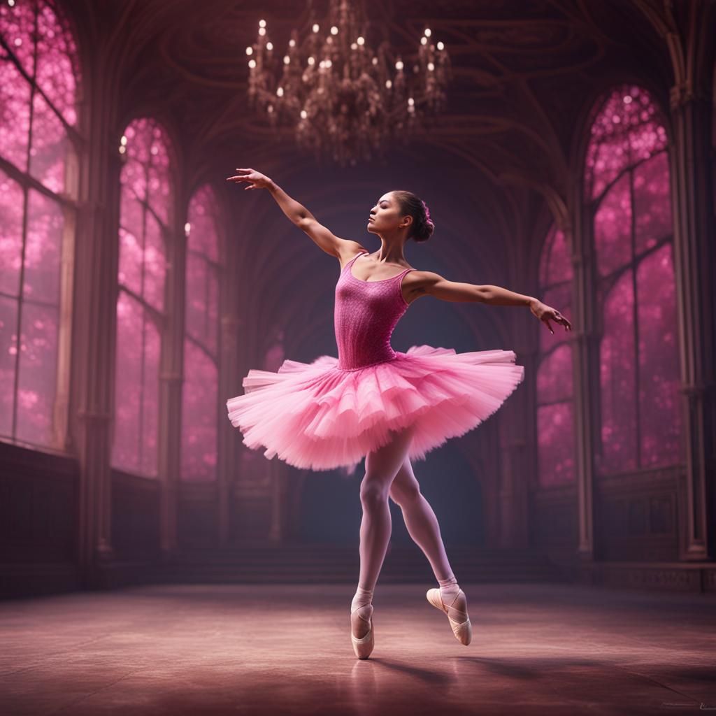 Ballerina In A Tulle Tutu