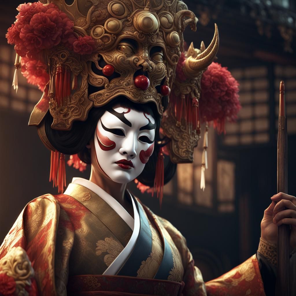 An epic Japanese opera  by @bilat