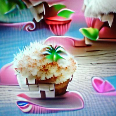 Coconut Cupcake 