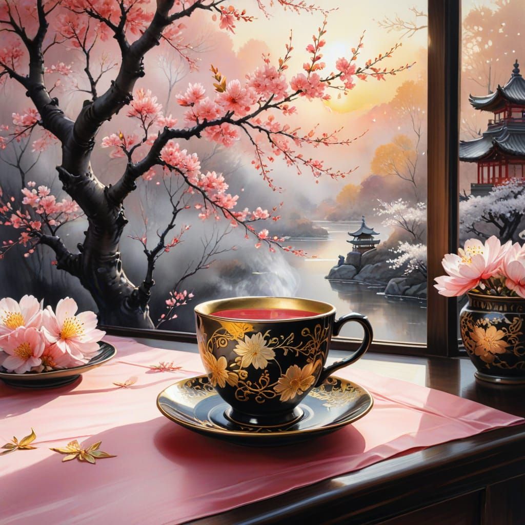 Spring warmth with the scent of sakura  by @Elena