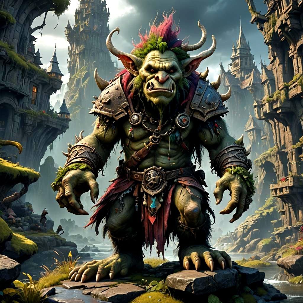 A many toed troll