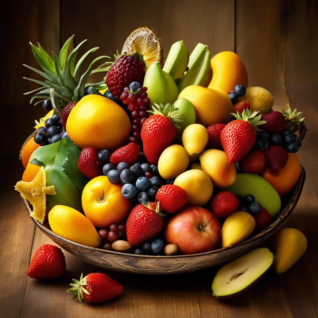 Fruit Bowl - AI Generated Artwork - NightCafe Creator