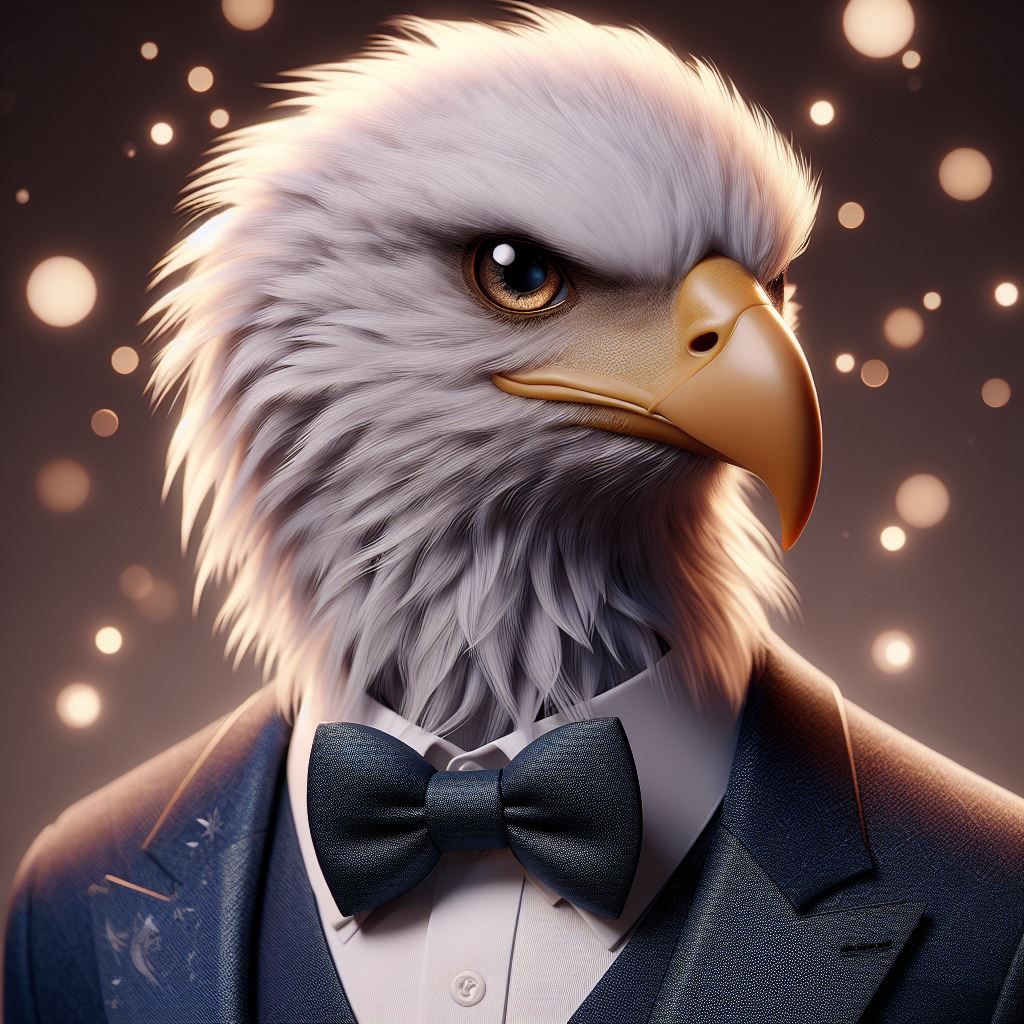 Elegant Bald Eagle