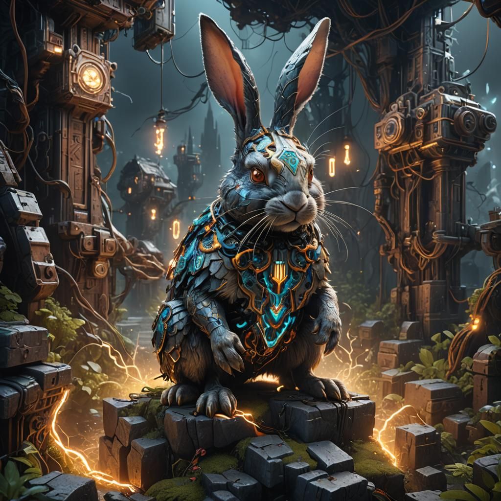 An electric rabbit