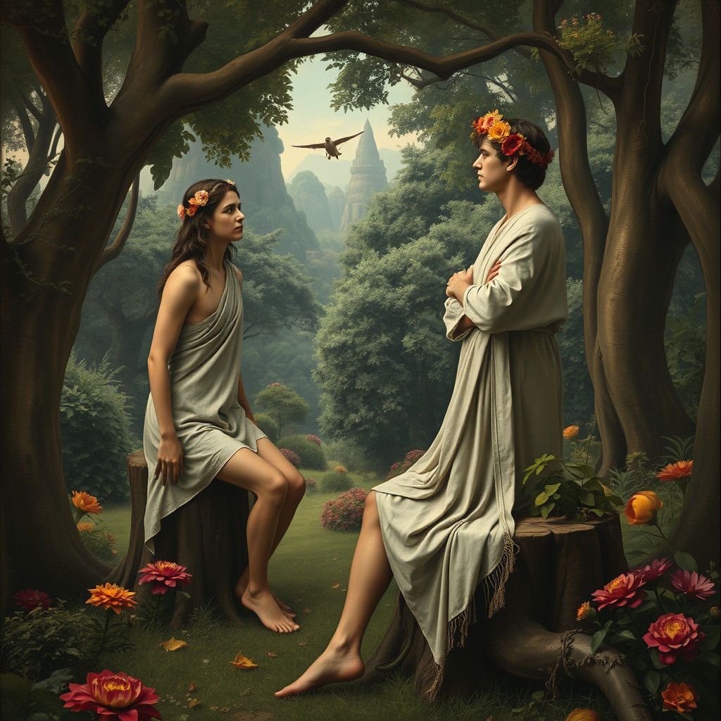 Adam confessed that Eve wasn't really his type.  He'd have much preferred an Evan, or even an Eric if truth be told. True story.