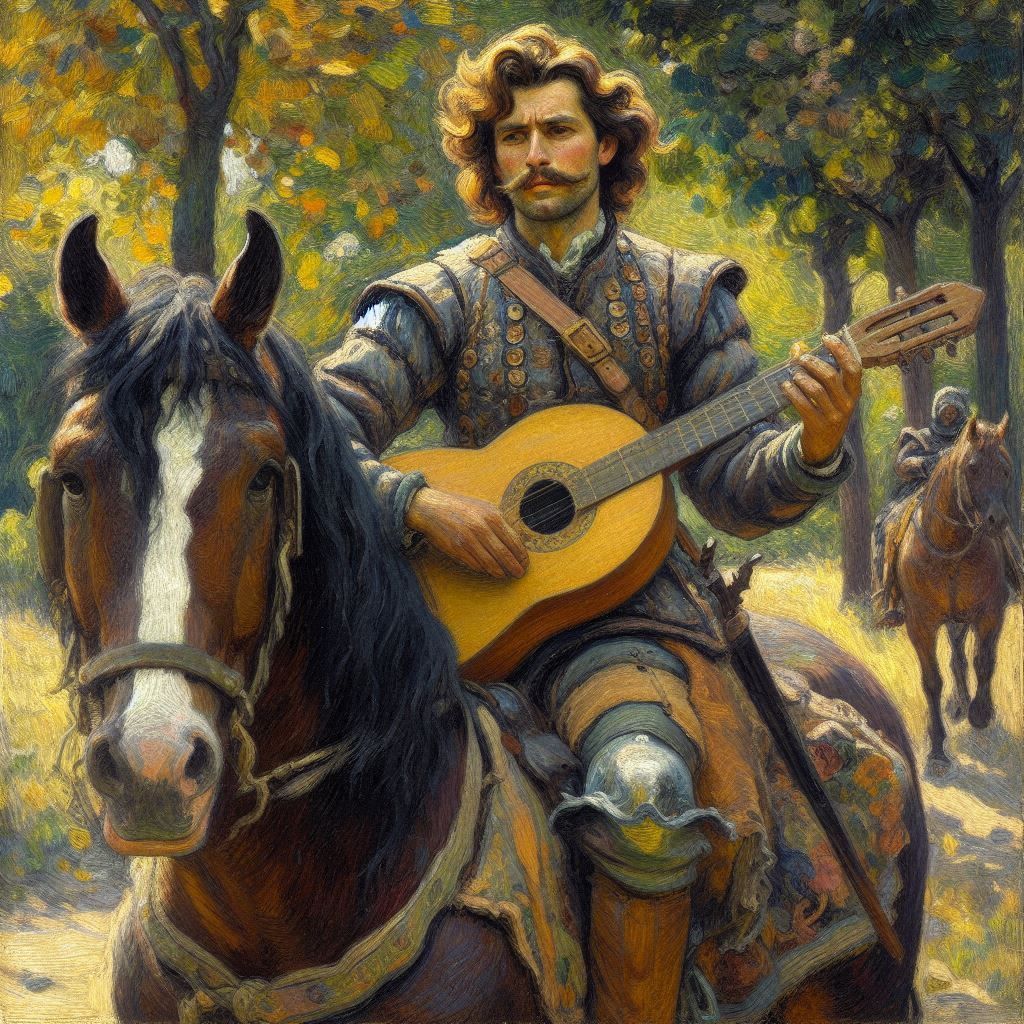 "A Travelling Minstrel, He ..."