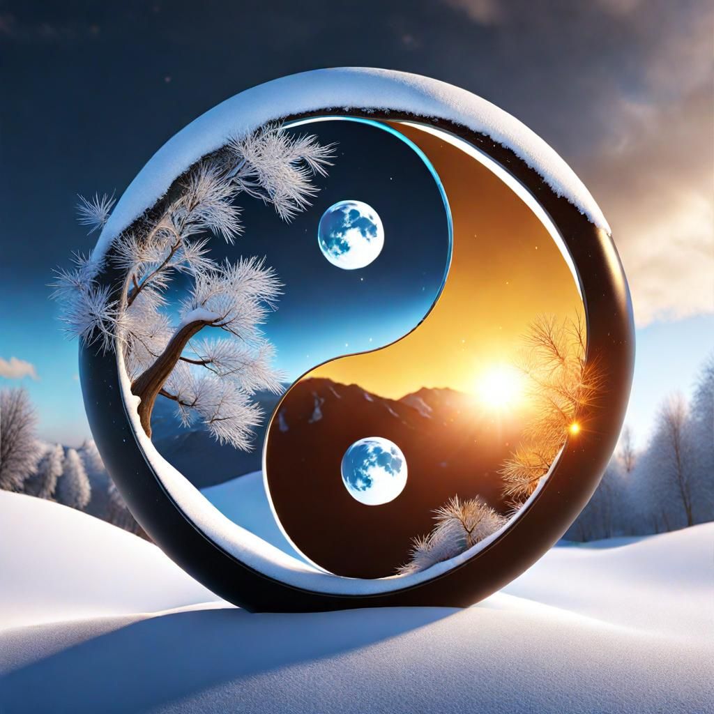 🌞❄️ Yin Yang: Summer and Winter false