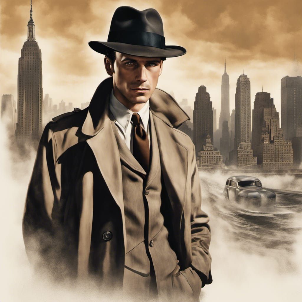 One tough gumshoe AI Generated Artwork NightCafe Creator