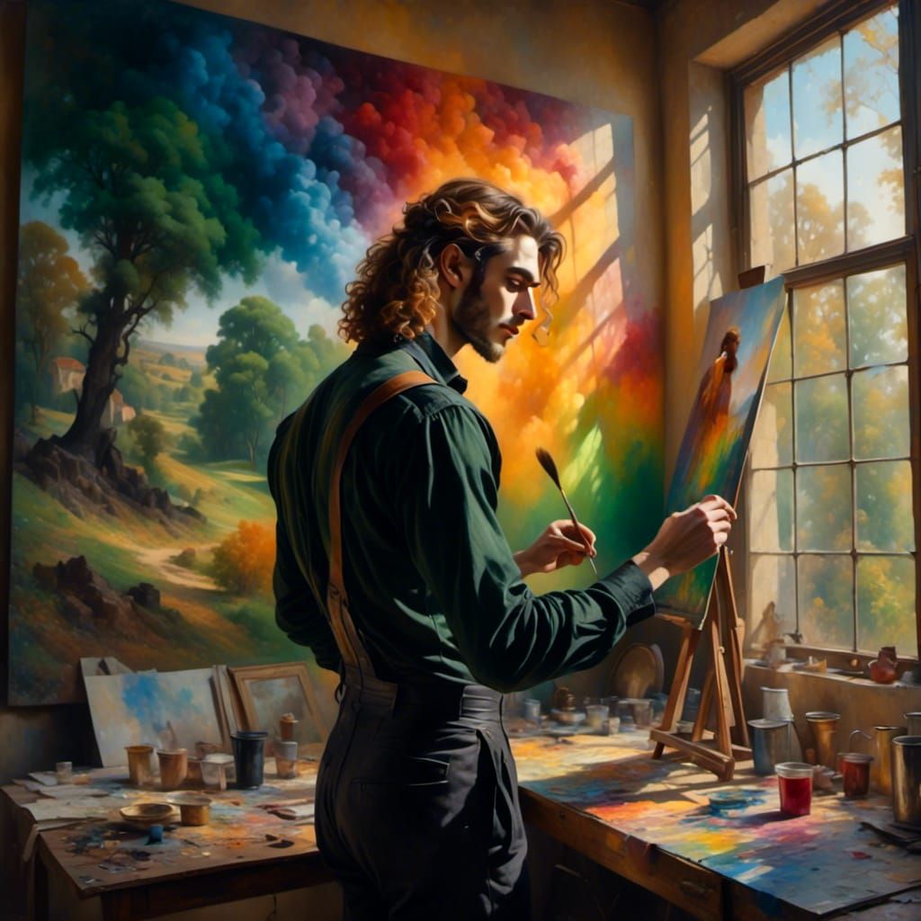 Painter at work  by @Intensity Alexander