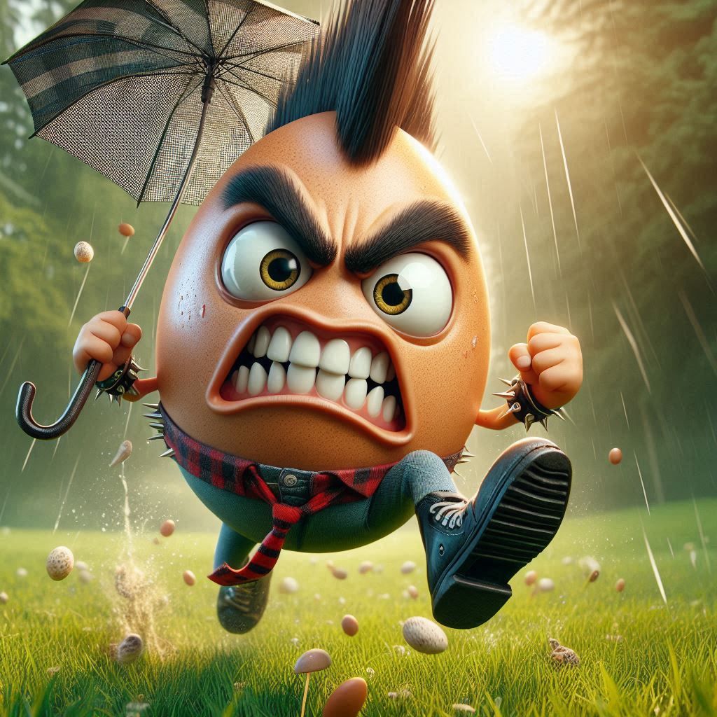 Angry egg