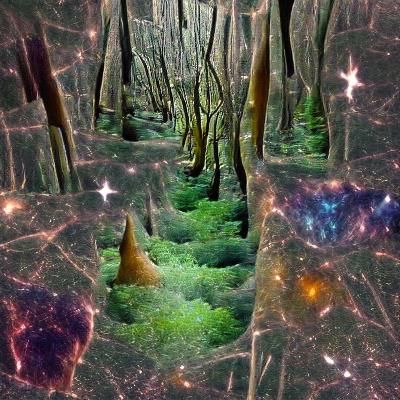 The clearest way into the Universe is through a forest wilde...