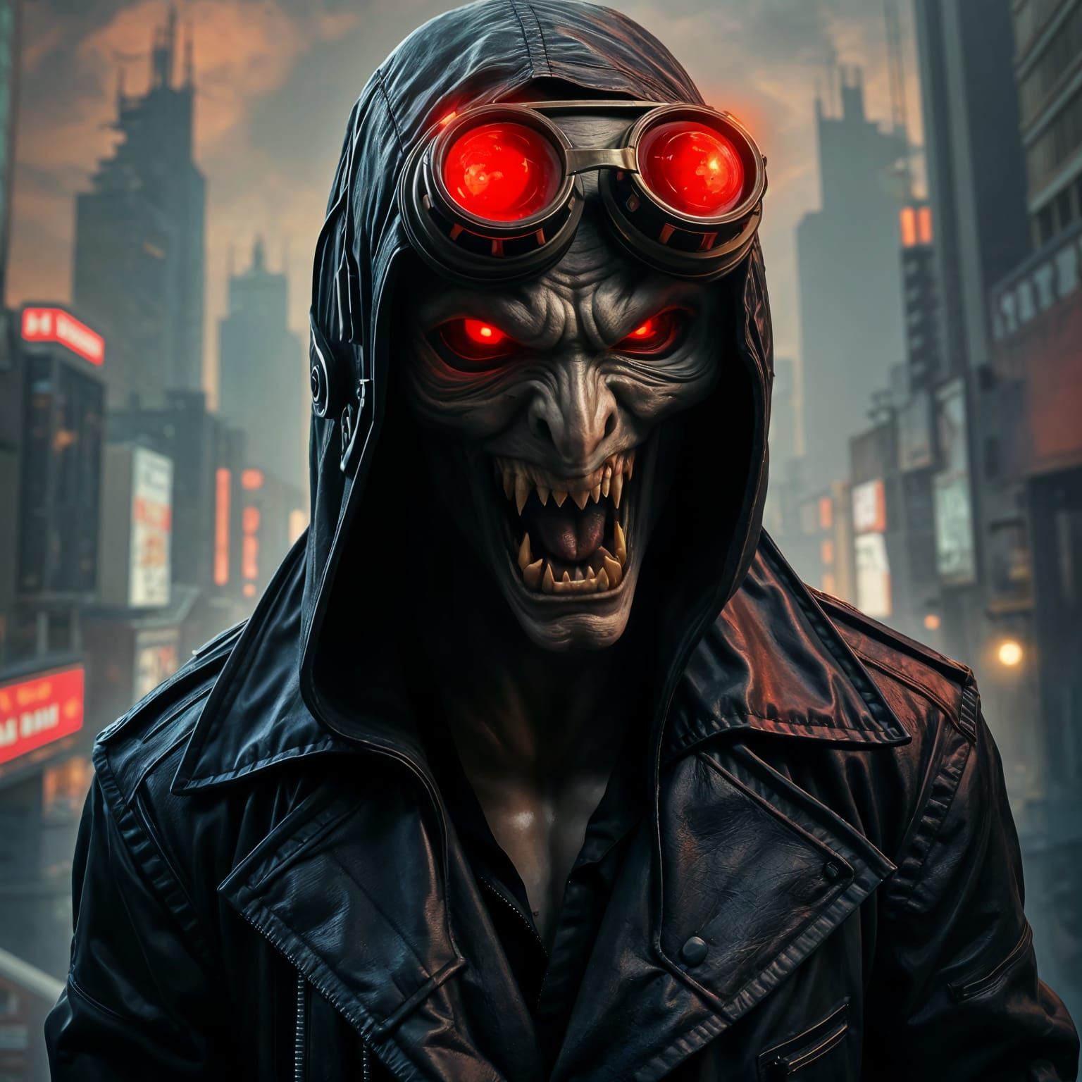 Cyberpunk vampire  by @Mike Ritchie