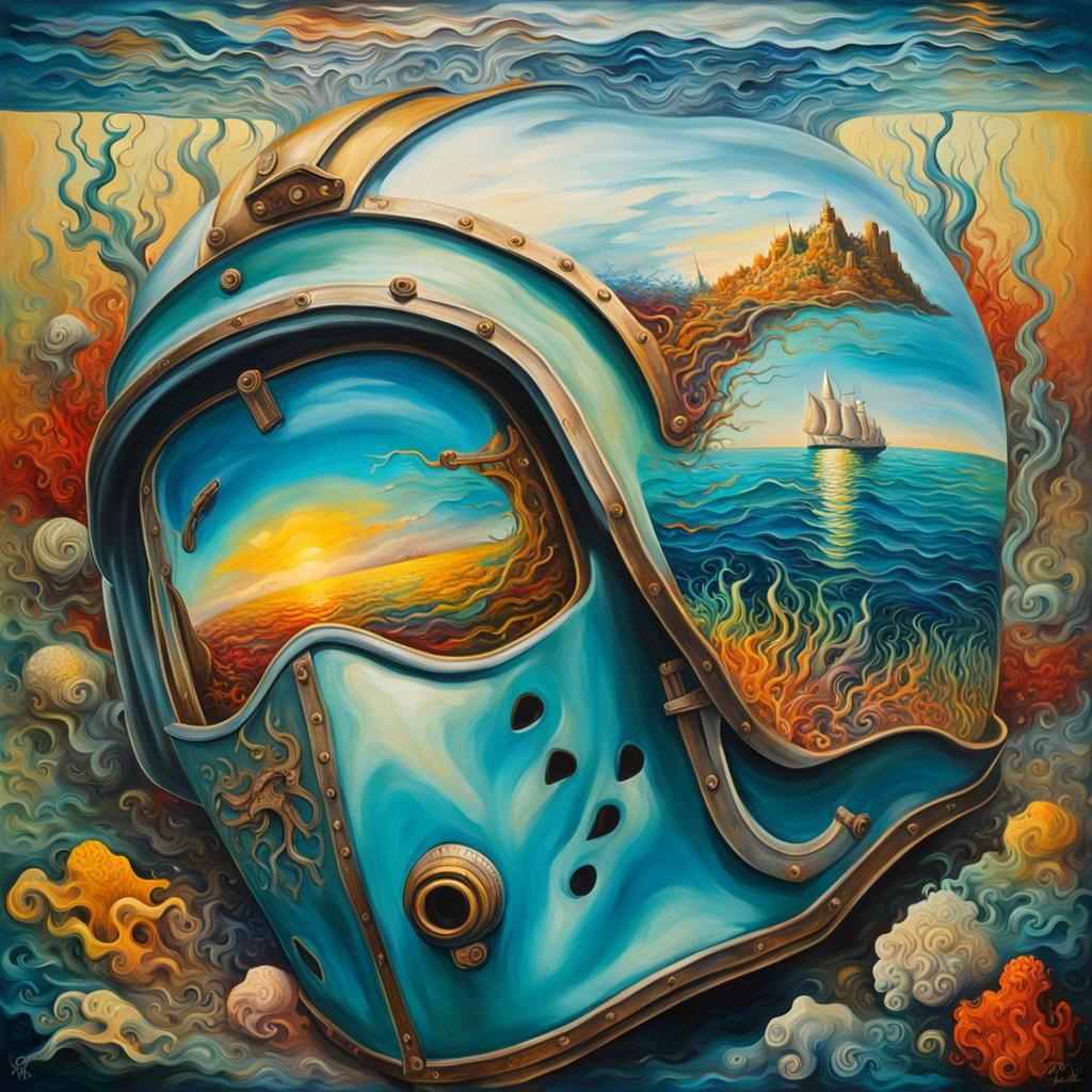 salvador's helmet