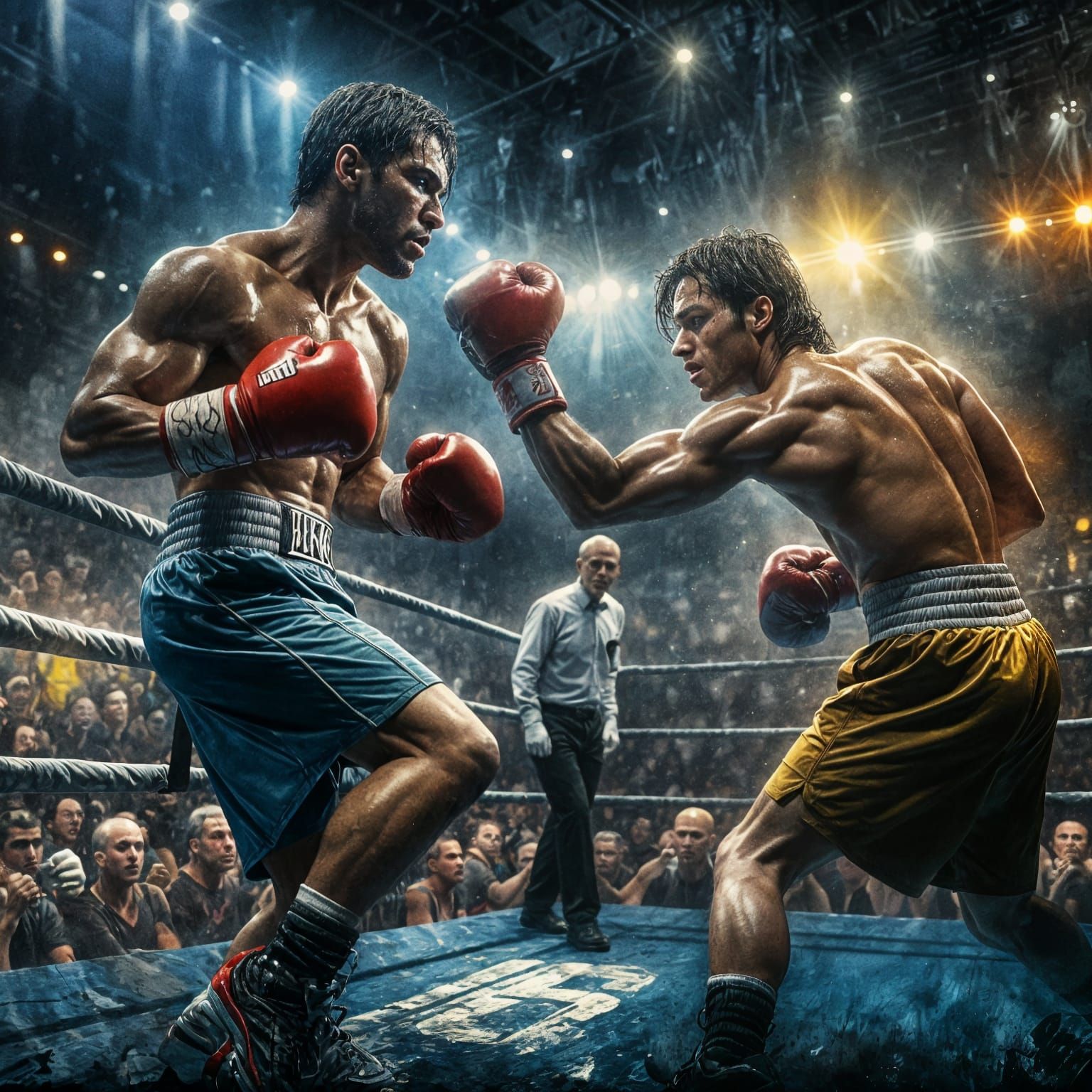 The thrill of the first professional fight  by @Danielle Miron