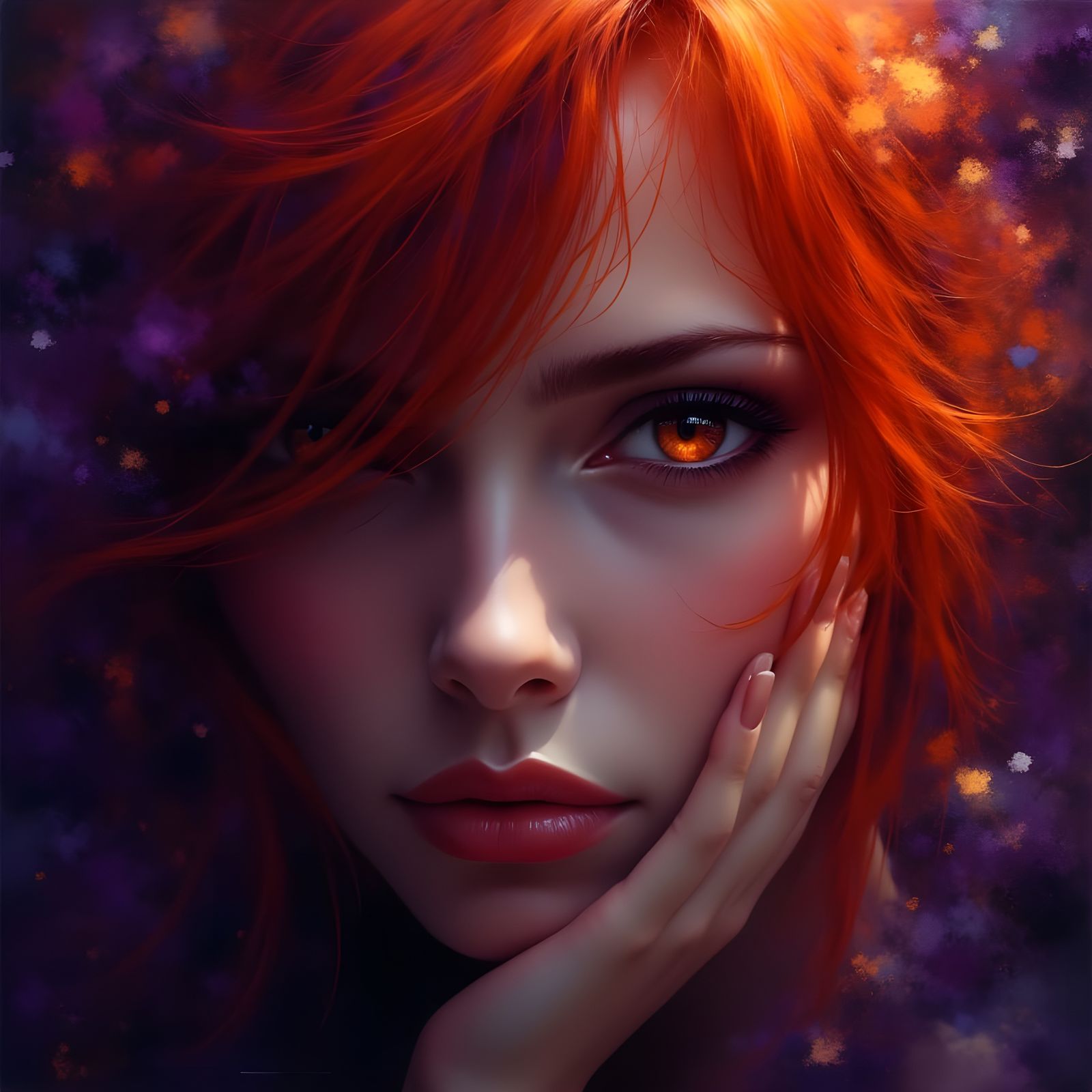 The Elusive Gaze  by @MimTev