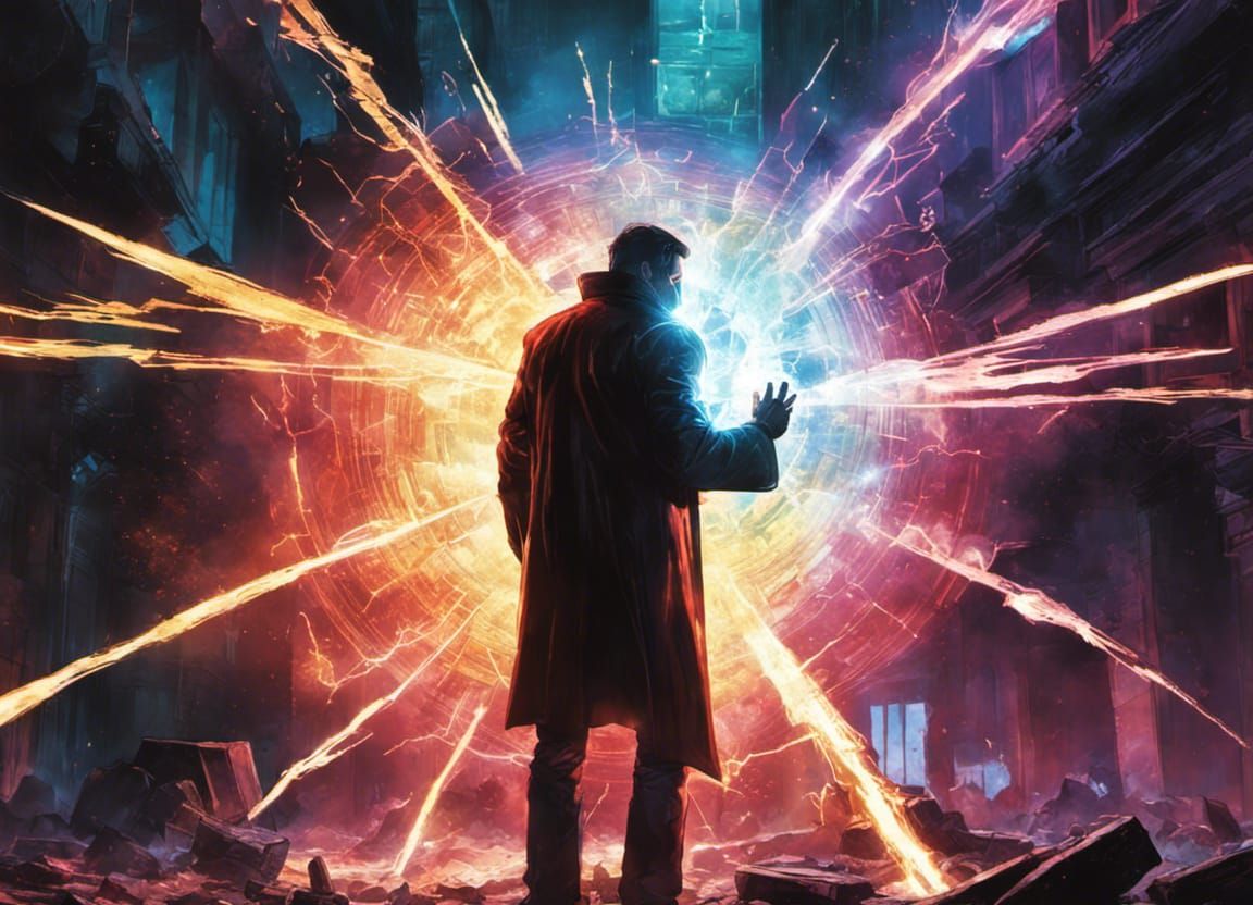 Protective energy shield  by @forge4ward