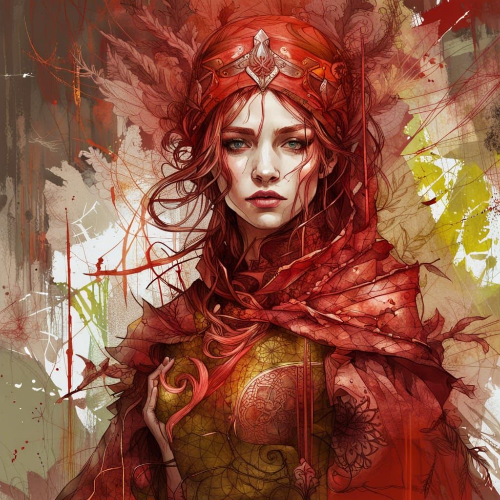 red mystic - AI Generated Artwork - NightCafe Creator