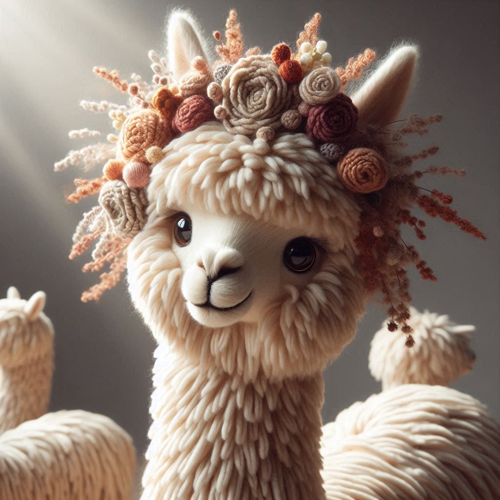 Alpaca in whool  by @Tyrion-Mioki