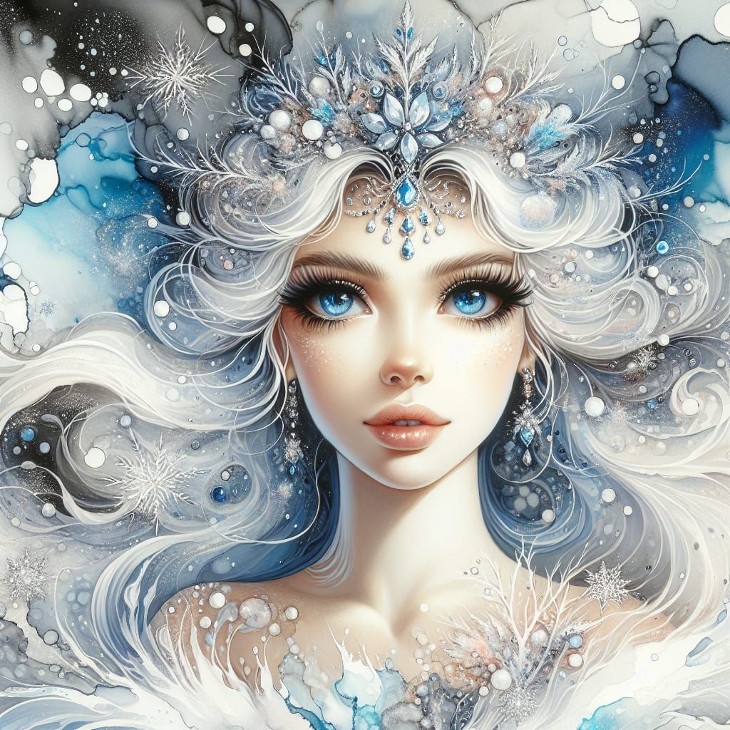 Ice Queen - AI Generated Artwork - NightCafe Creator