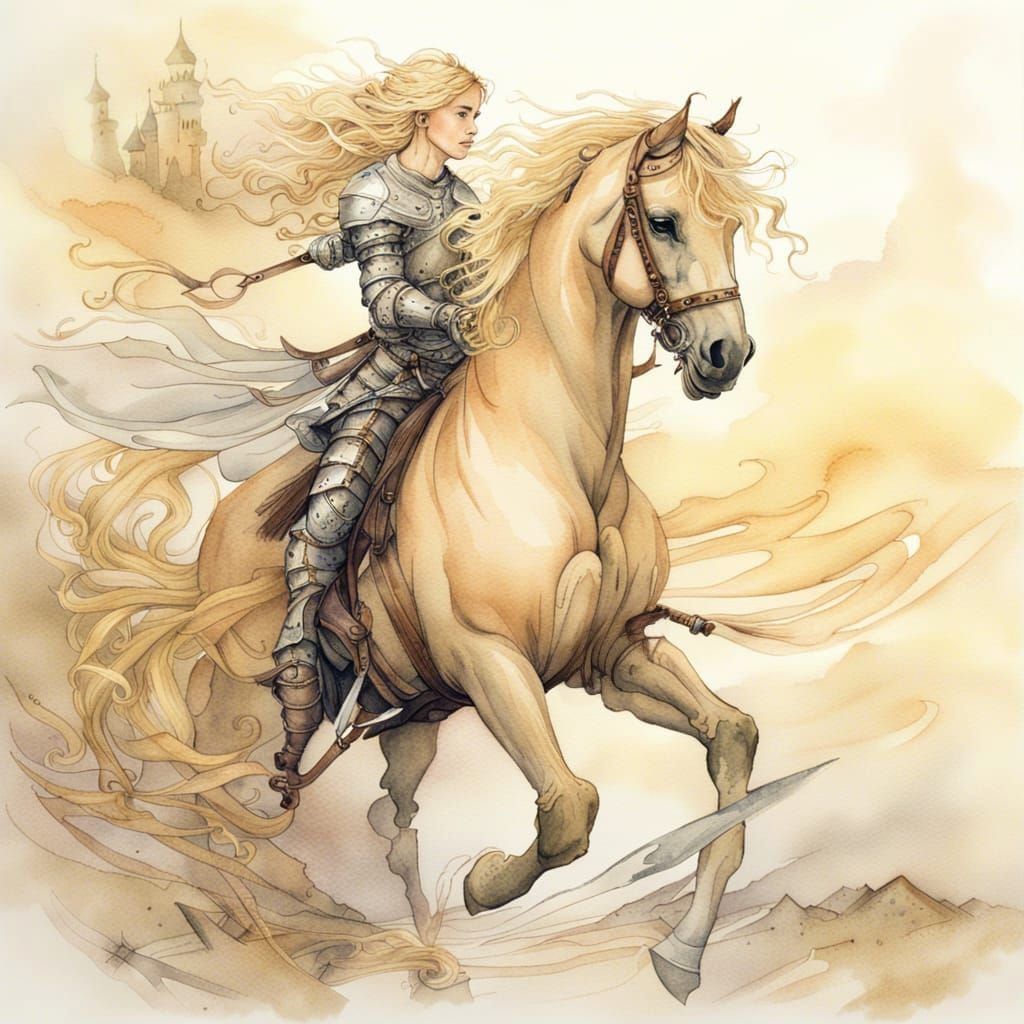 The Knight of The Wind Comes Without Warning And Leaves The Same Way  by @Hesione