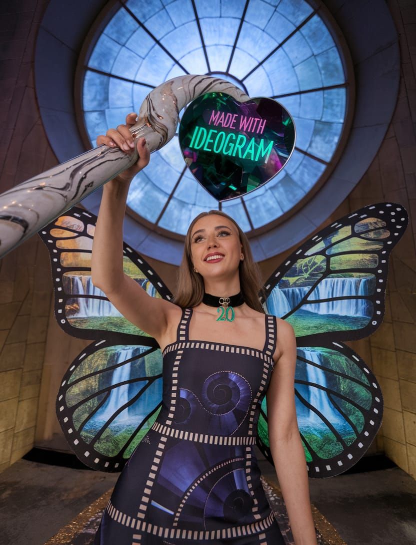 Film Fashion & Marble Staff with Charm