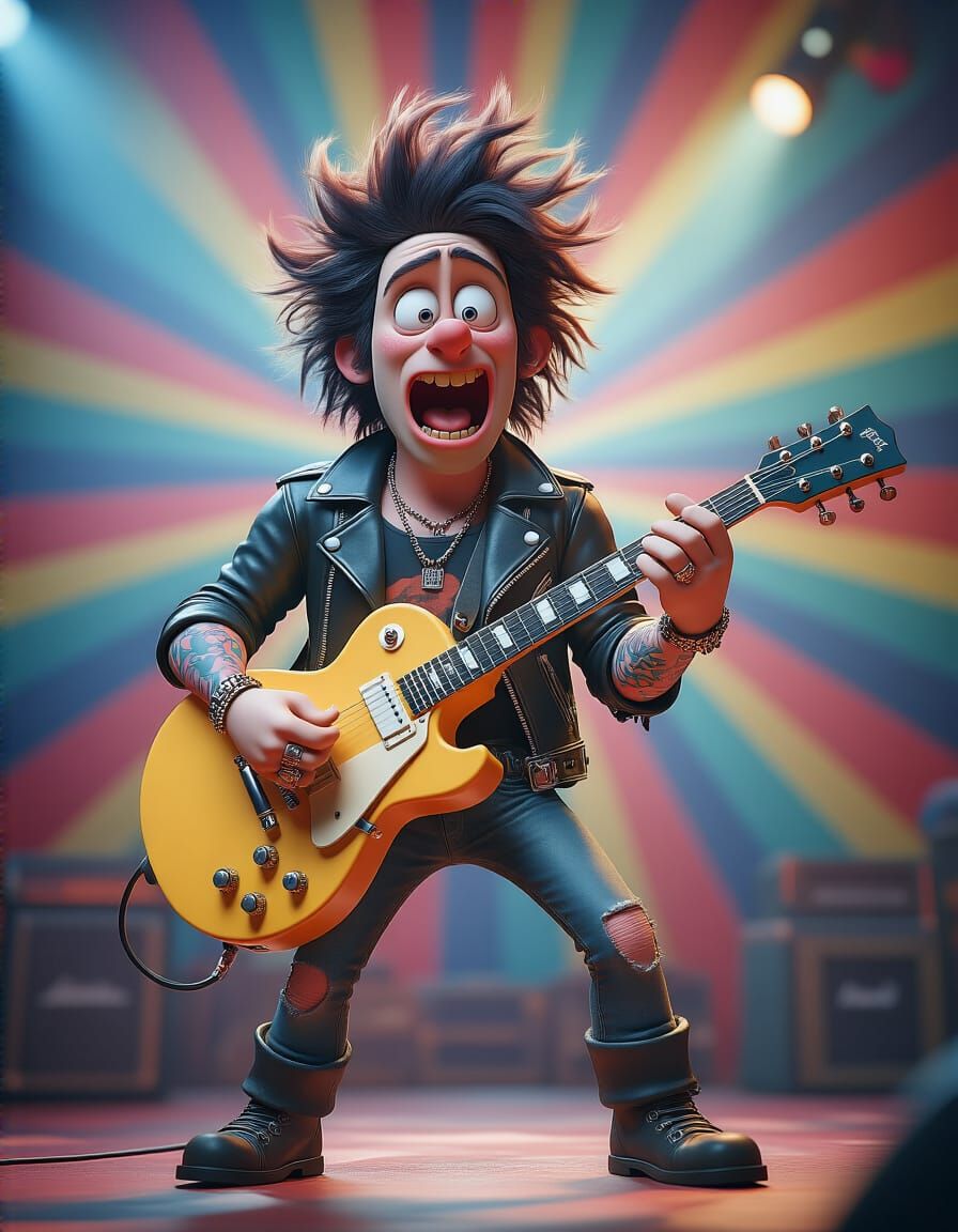 Rock caricature  by @GeoPepito