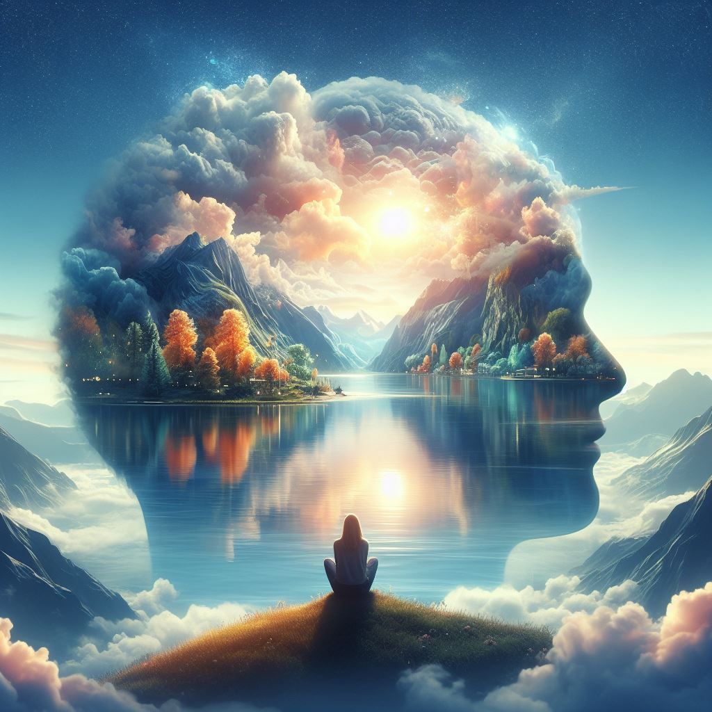 Looking trough the mind in a dream