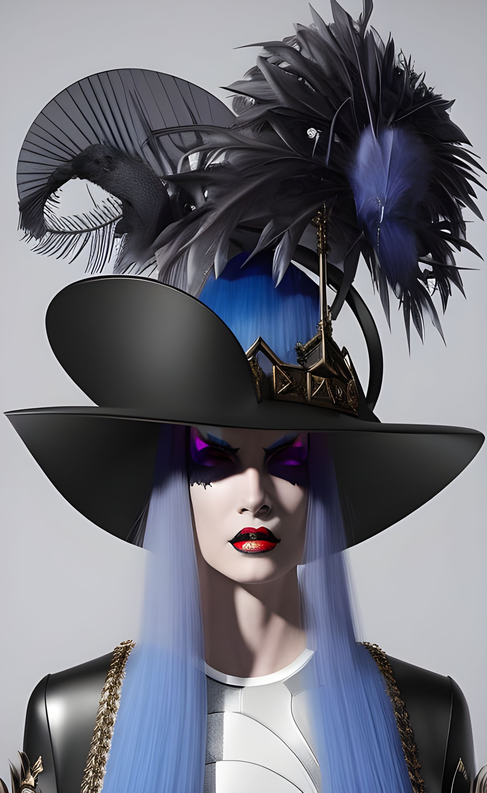 Some fancy Couture hats - AI Generated Artwork - NightCafe Creator